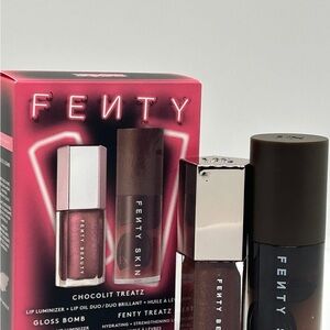 NIB★Fenty Beauty Chocolit Treatz Lip Luminizer & Lip Oil Duo